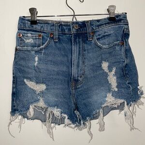 Abercrombie curve love high rise mom short
